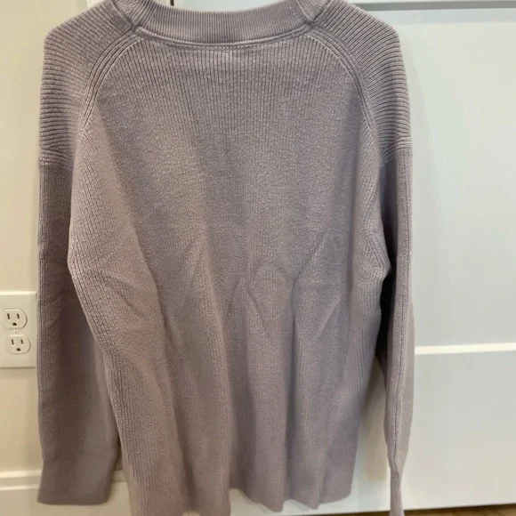 lululemon athletica merino wool-blend ribbed Lavender Sweater - Picture 4 of 6